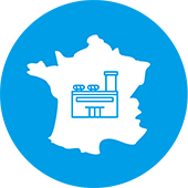 2 usines de lait et 5 usines de food en France