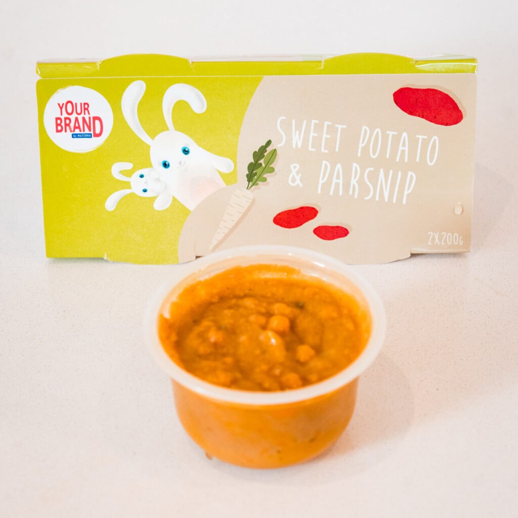 Packaging solide pour purée de légume