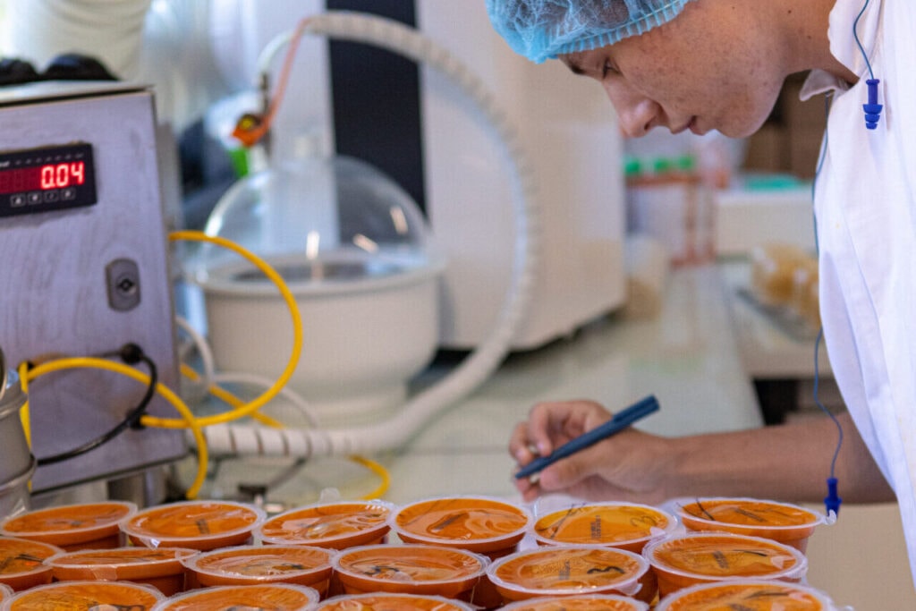 Inscription des caractéristiques des aliments pour enfant dans nos laboratoires